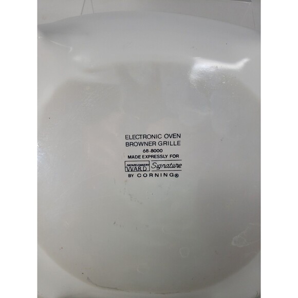 Corning Ware  Oven Browner Grill 68-8000 Made for Montgomery Ward VTG *No Lid* - Picture 10 of 11